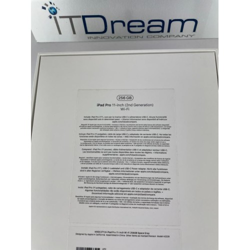 IPAD PRO 11'' (2nd GEN) seconda generazione 128GB 256GB 512GB WIFI / WIFI+CELLULAR