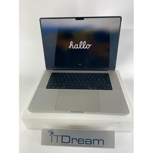 MacBook Pro 16” 2021 Chip Apple M1 Pro 16GB 512GB A2485 MK1E3T/A SILVER