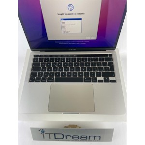 MacBook Pro 13” 2020 Chip Apple M1 8C CPU 8C GPU 8GB 512GB MYDC2T/A A2338 SILVER