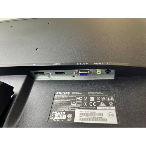 MONITOR V LINE PHILIPS 27'' FULL HD 273V7QJAB Grado A+