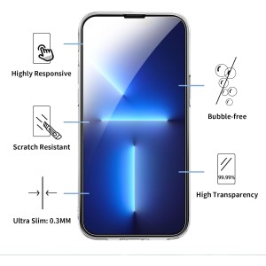 Cover per iPhone 13 Pro Max 6.7" Gel TPU in silicone custodia ultra trasparente